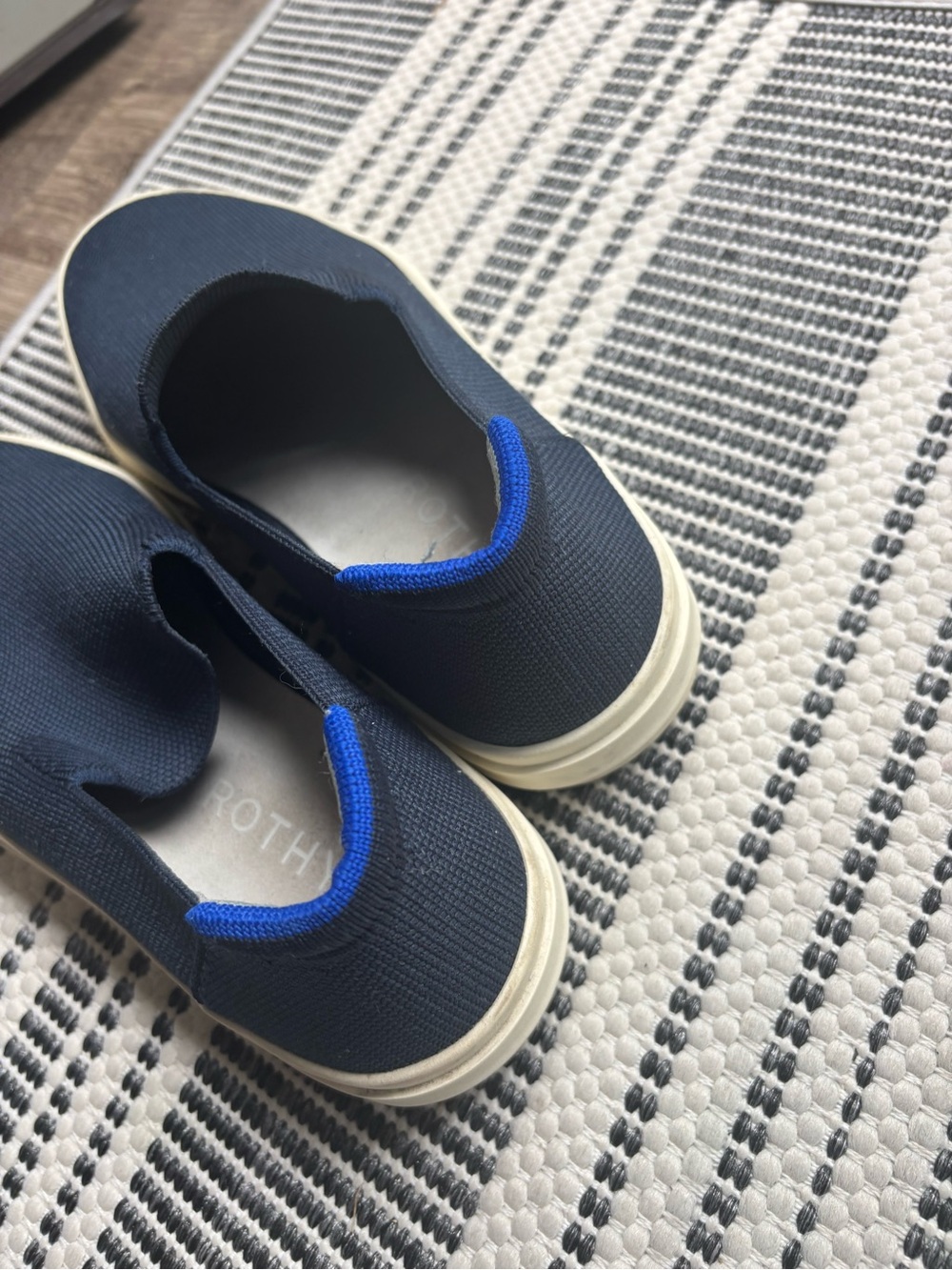 Rothy's Knit Slup on loafers with cram sole